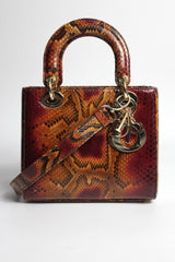 CHRISTIAN DIOR Python Exotic Skin Ombre Small Lady Dior Handbag with box RRP:€9500
