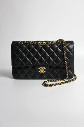 CHANEL Classic Small Double Flap Lambskin Leather with Gold Hardware Handbag Current RRP €9900