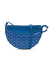 GOYARD Hirondelle Blue Goyardine Crossbody Handbag - Never used (With dust bag and Receipt)