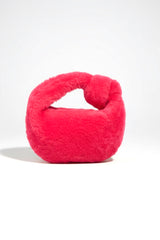 BOTTEGA VENETA Mini Jodie Pink Faux Shearling Handbag RRP £2150