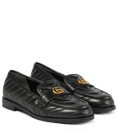 Gucci hot sale marmont loafers