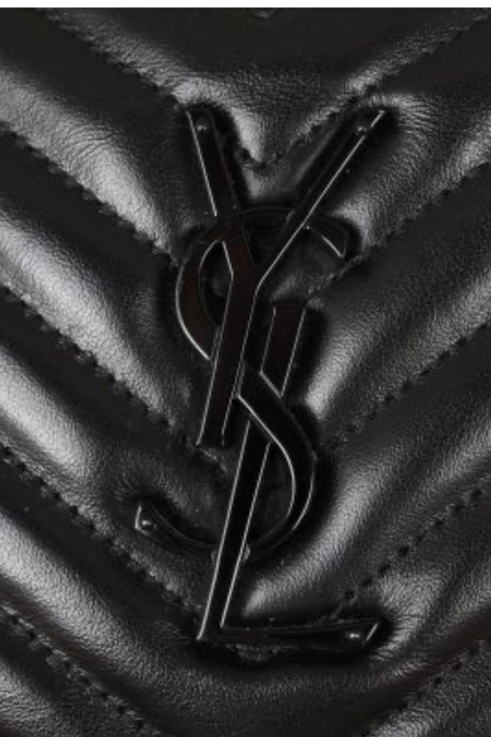 SAINT LAURENT Lou camera belt bag so black