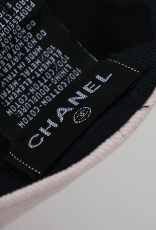 CHANEL Cotton Baseball Cap CC Crystals 2022 Collection