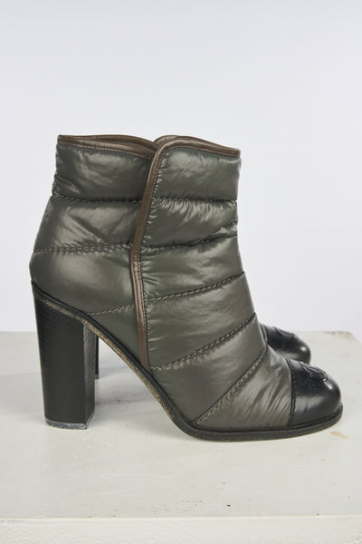 CHANEL cocoon nylon boots size 39