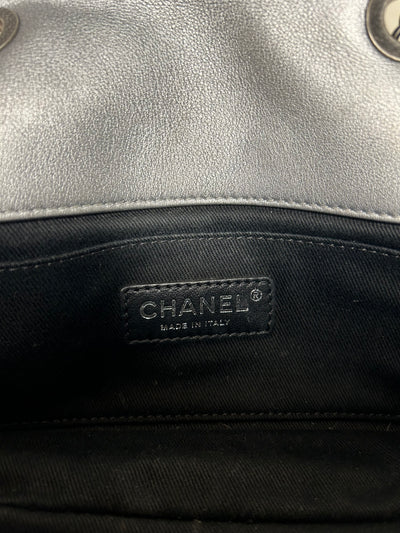 CHANEL lucky charm grey handbag 2014