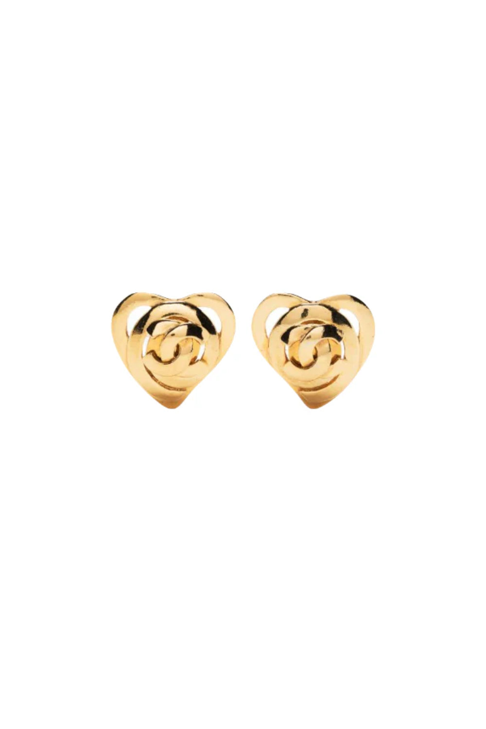 CHANEL heart intertwined 24ct gold 1995 vintage Barbie collection