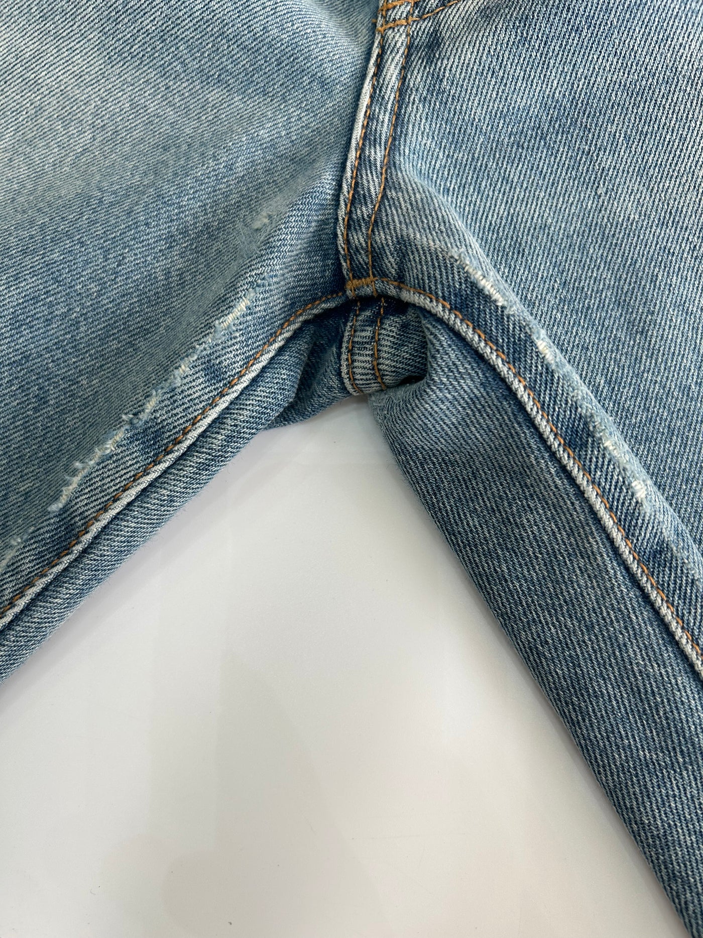SAINT LAURENT Cassandra YSL high waist straight leg jeans