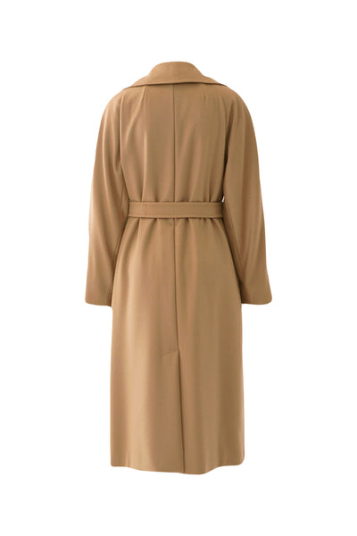 MAX MARA Weekend belted camel wool coat size 36 oversized