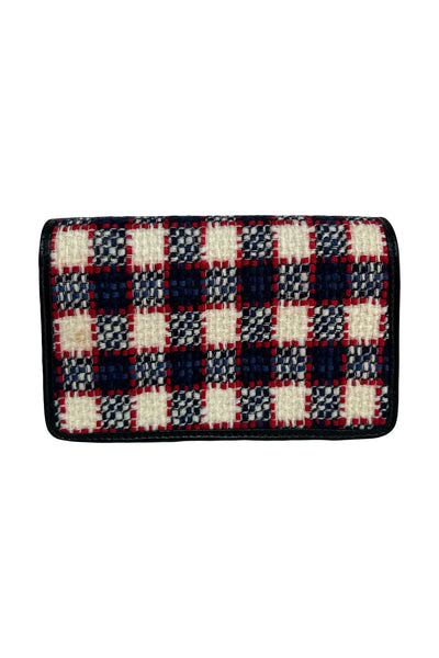 GUCCI Dyonisus extra mini tweed red, white, navy handbag