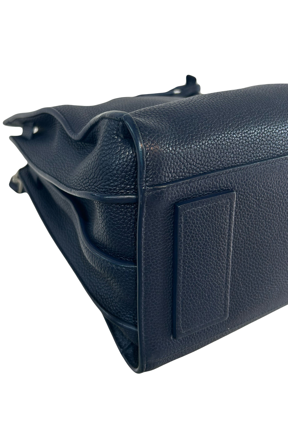 SAINT LAURENT Sac De Jour  medium navy grain supple leather with strap