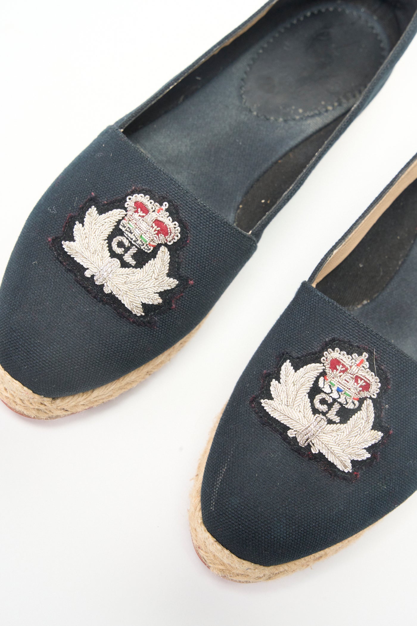 CHRISTIAN LOUBOUTIN espadrilles with box size 39