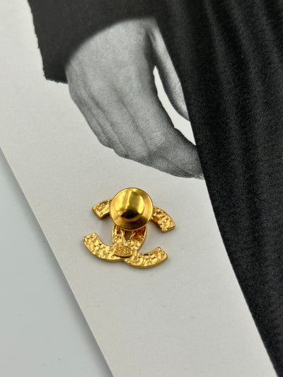 CHANEL small cc pin brooch