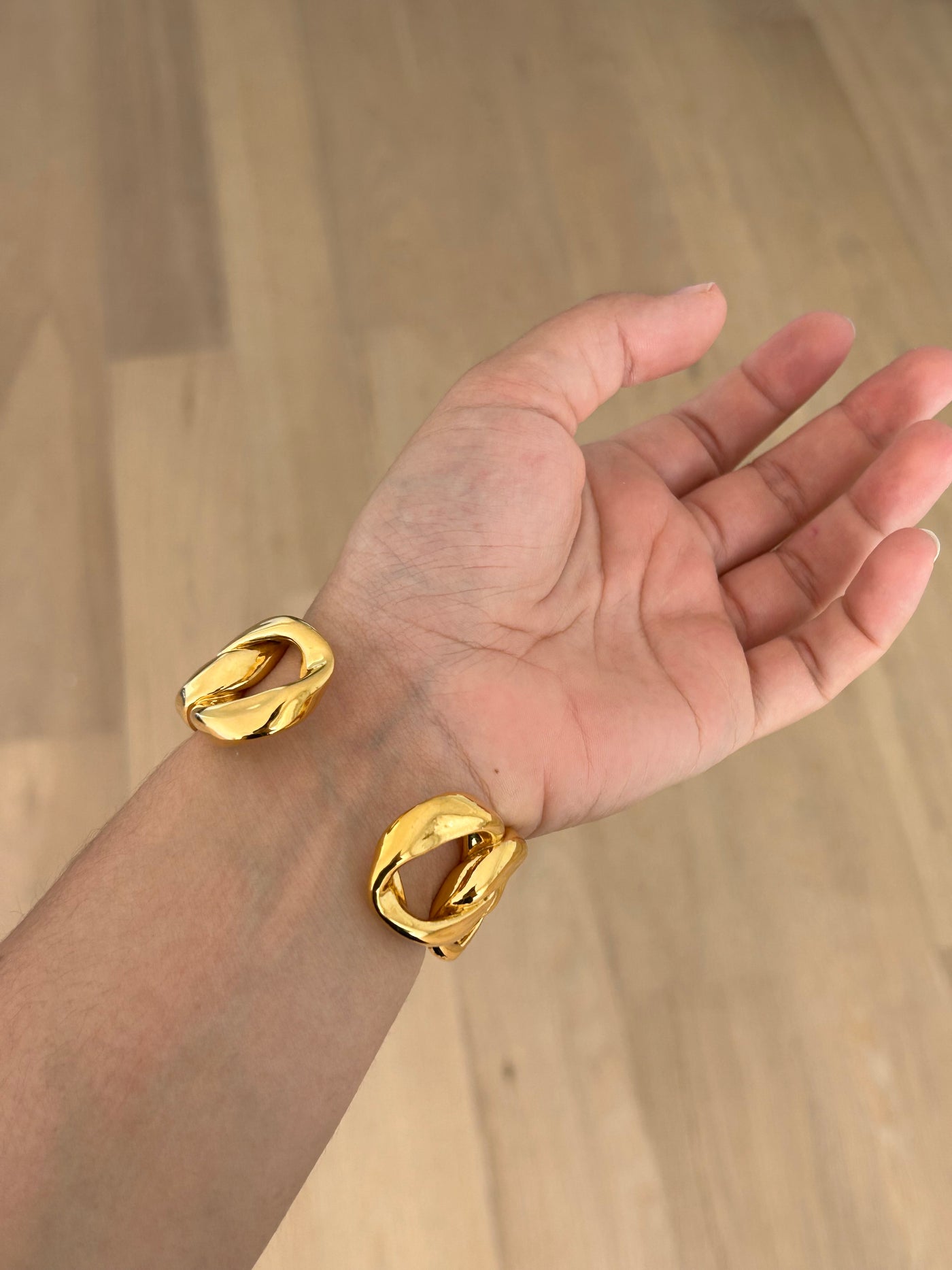 CHANEL Vintage 1990's 24ct Gold Chain Bracelet