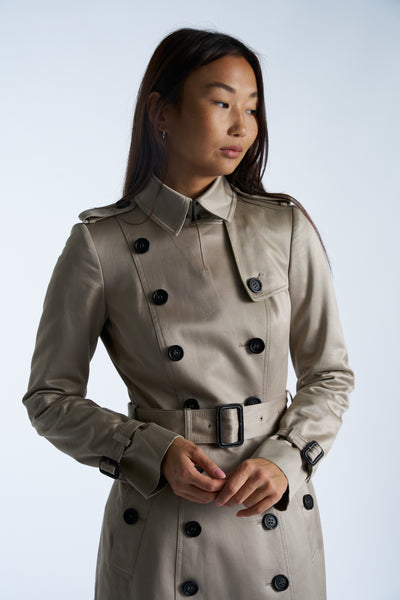 BURBERRY Prorsum Double-Breasted Trench Coat size 38