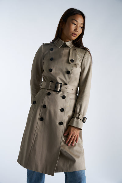 BURBERRY Prorsum Double-Breasted Trench Coat size 38