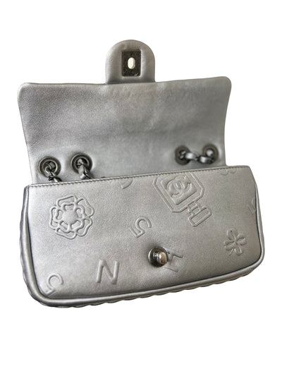 CHANEL lucky charm grey handbag 2014