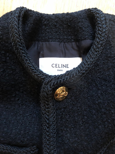 CELINE Chasseur Jacket Boucle Natte Gold Buttons size 34 RRP: £2700