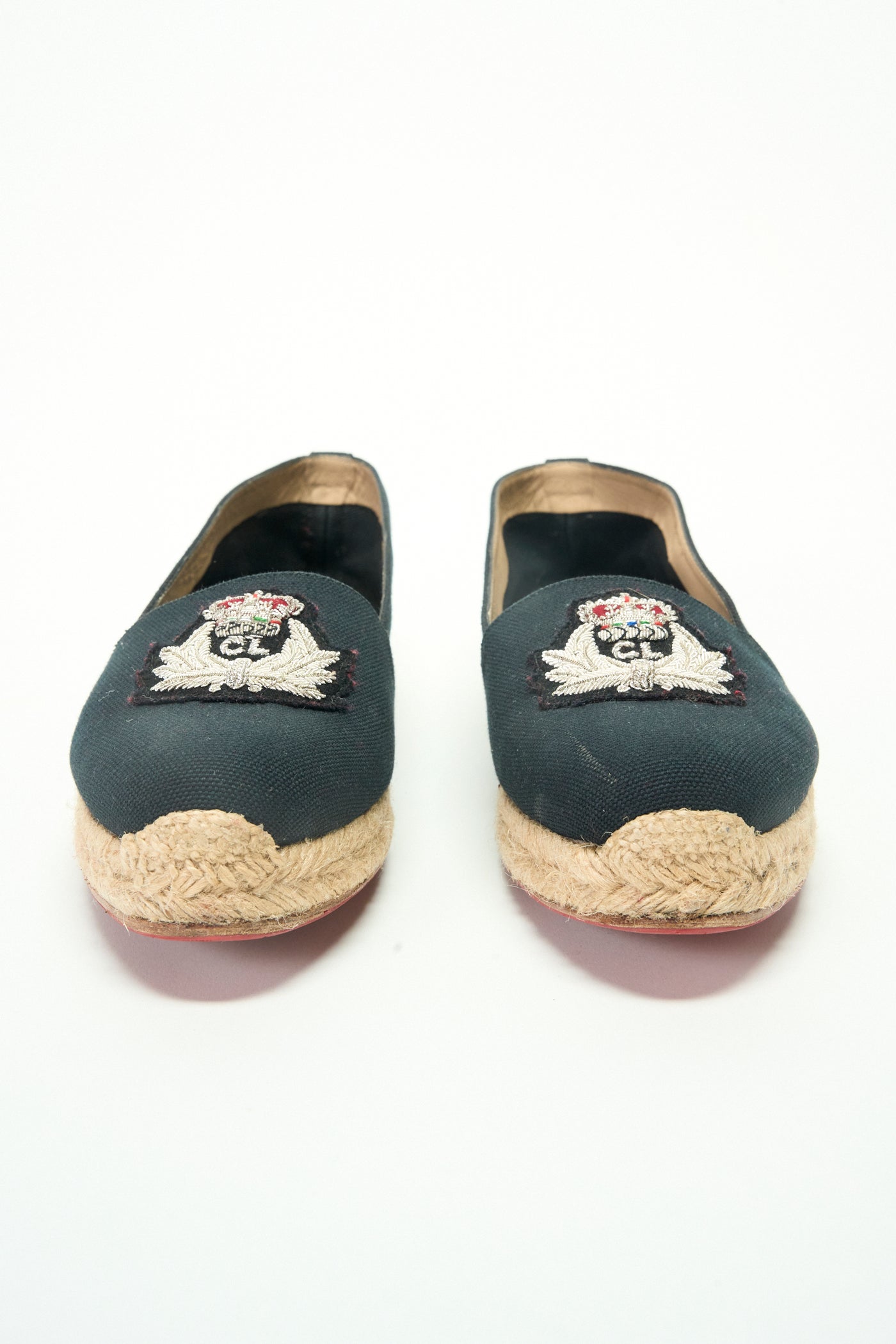 CHRISTIAN LOUBOUTIN espadrilles with box size 39