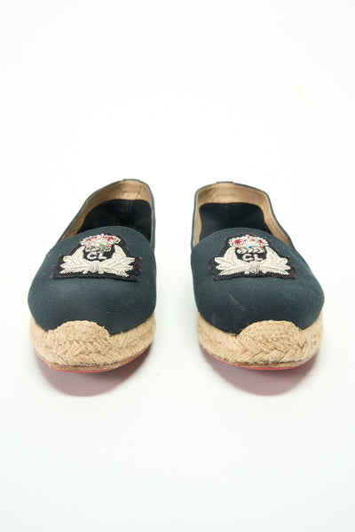 CHRISTIAN LOUBOUTIN espadrilles with box size 39