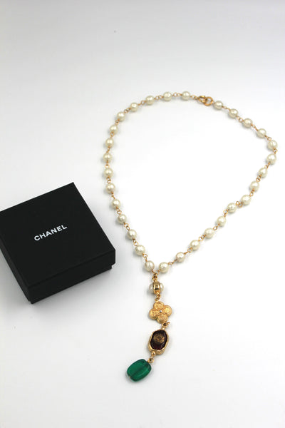 CHANEL Gripoix baroque necklace by Victoire de Castellane year 1985