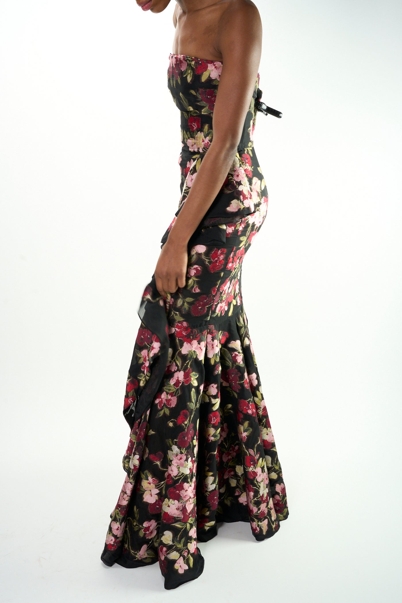 ALEXANDER MCQUEEN haute couture floral gown