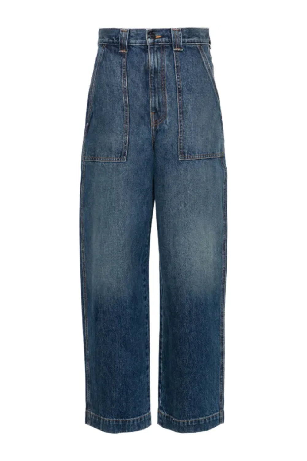 KHAITE Hewitt high rise denim jeans size 25