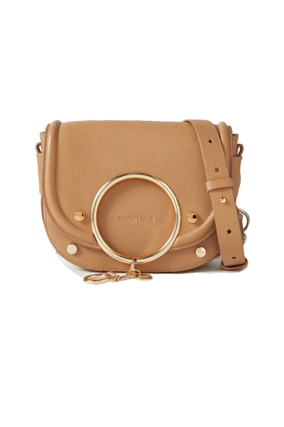 SEE BY CHLOE Mara biscotti handbag with metal charm