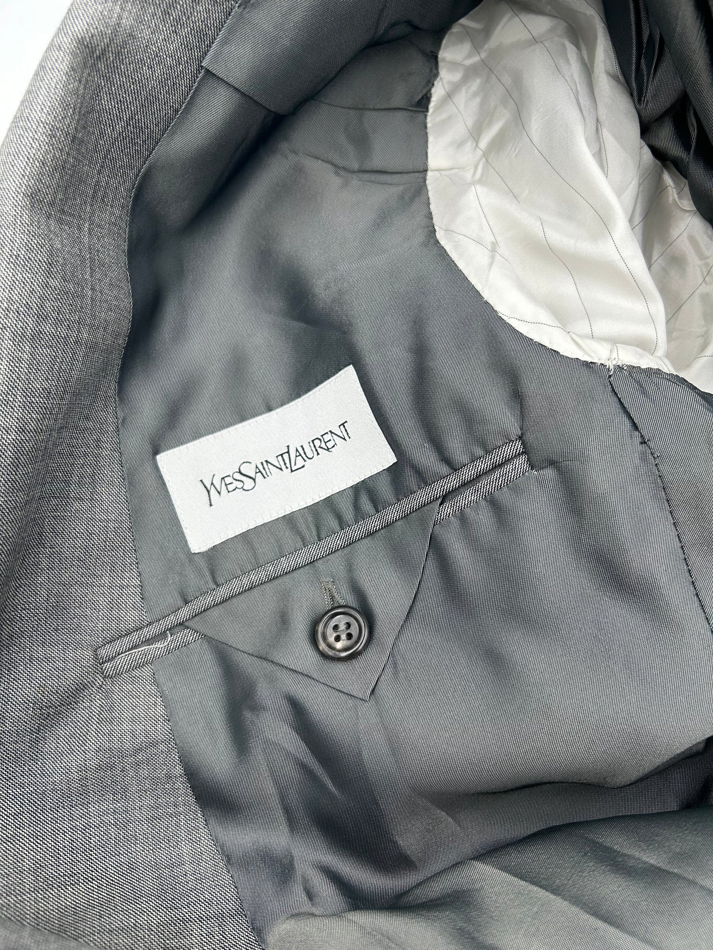 YSL grey vintage blazer