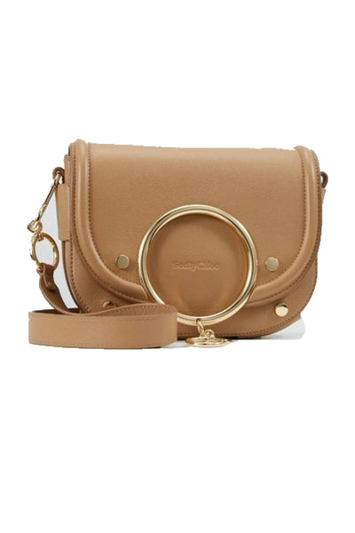SEE BY CHLOE Mara biscotti handbag with metal charm