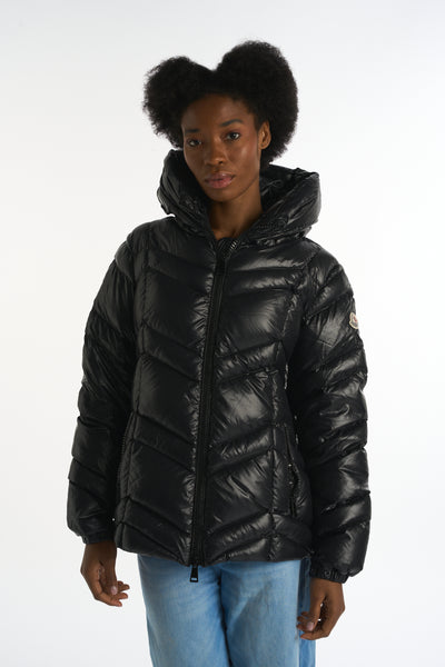 MONCLER black puffer jacket size 5