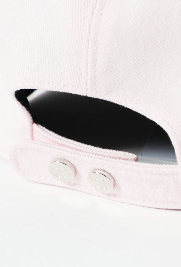 CHANEL Cotton Baseball Cap CC Crystals 2022 Collection