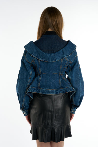 ALEXANDER MCQUEEN two in one denim jacket