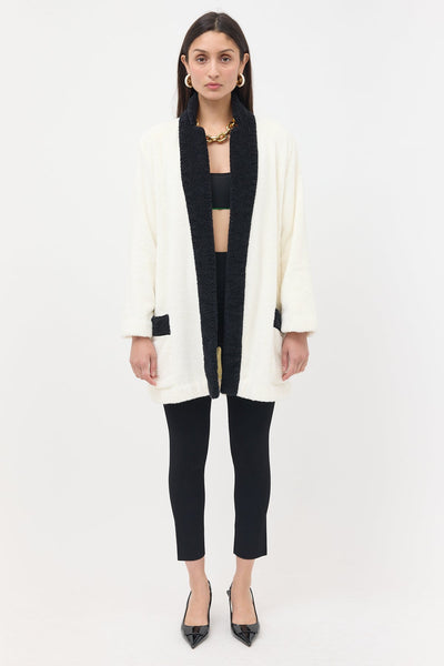 CHANEL Coco Beach terry cotton jacket unworn with tag attached size L