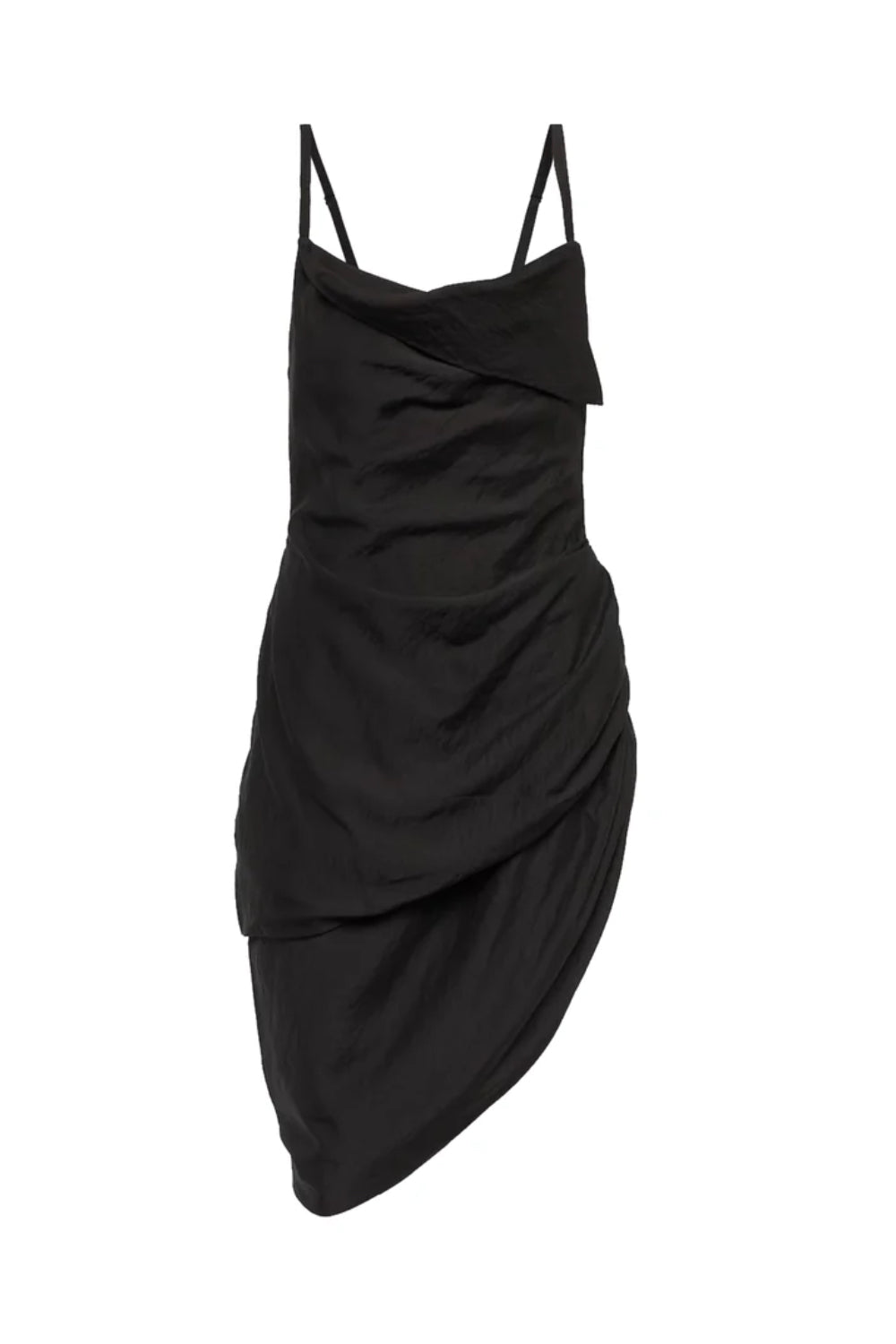 JAQUEMUS black open back dress "LE SPLASH"