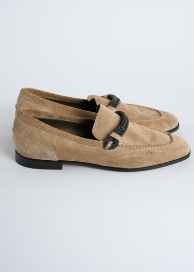 BRUNELLO CUCCINELLI suede loafers