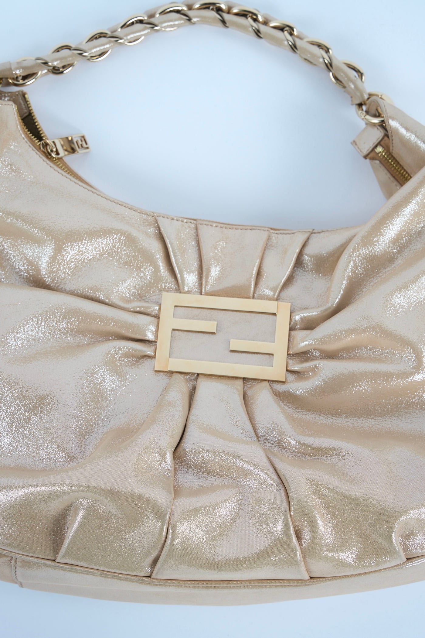 FENDI Mia hobo gold handdbag