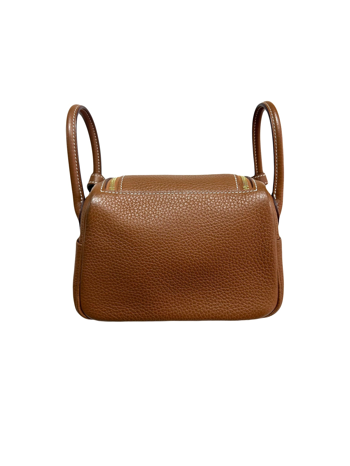 HERMES Lindy Mini || Gold Clemence Leather with Gold Hardware