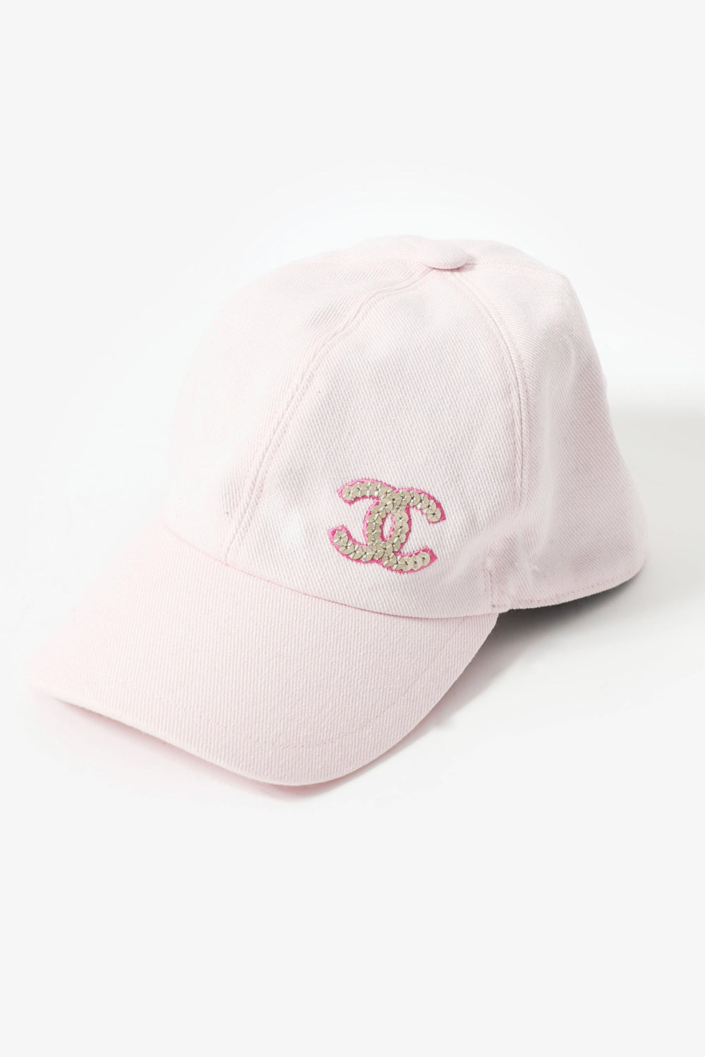 CHANEL Cotton Baseball Cap CC Crystals 2022 Collection