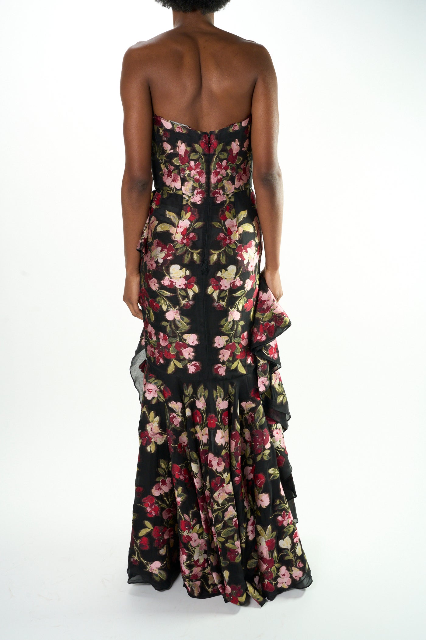 ALEXANDER MCQUEEN haute couture floral gown