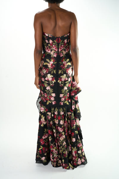 ALEXANDER MCQUEEN haute couture floral gown