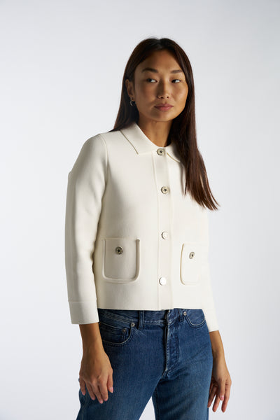 Christian DIOR 2024 white jacket stars button size 36fr