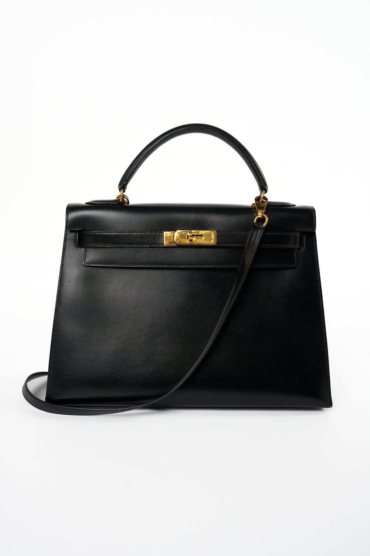 HERMES Kelly 32cm vintage 1992 with gold hardware