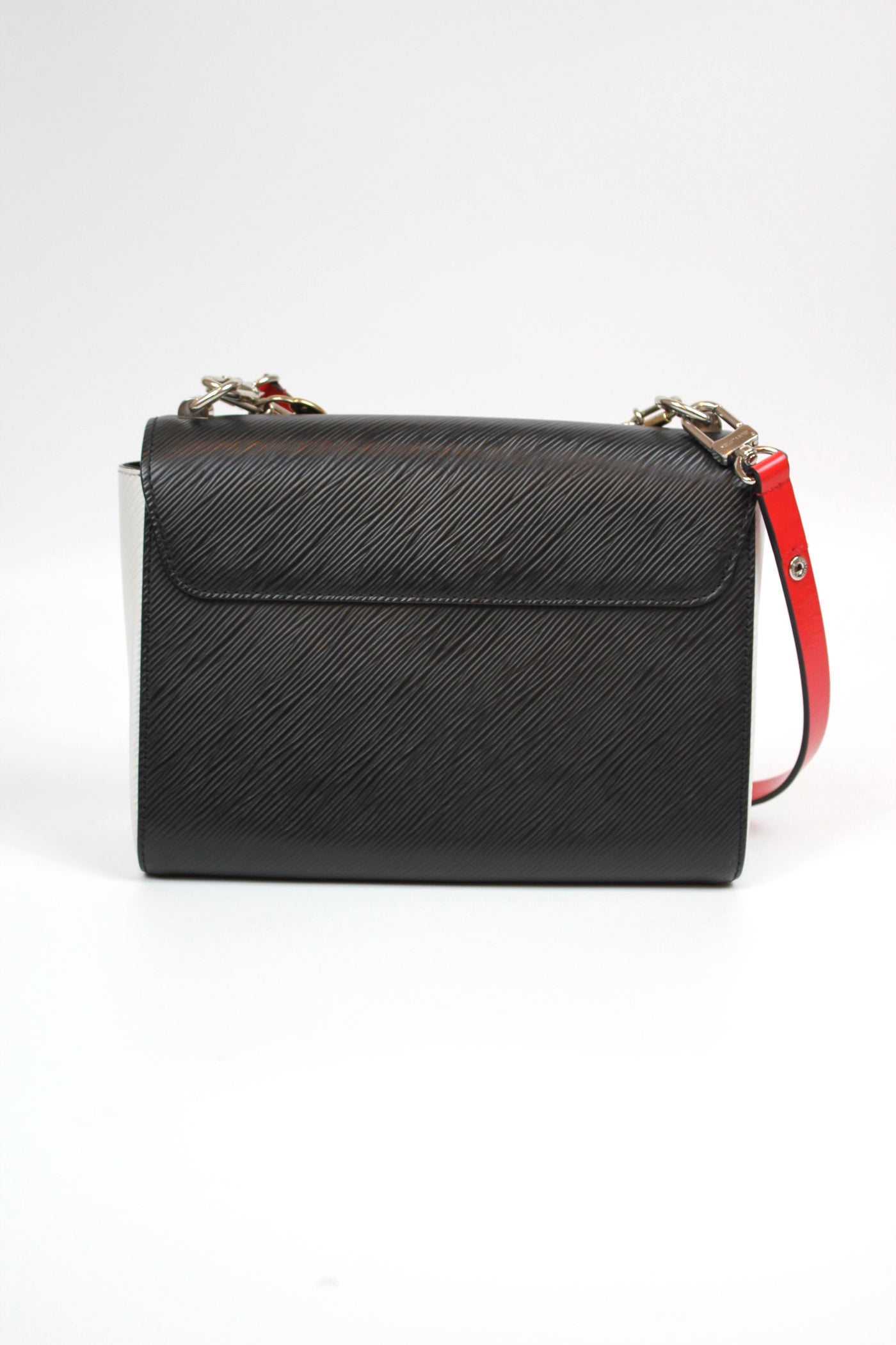 LOUIS VUITTON Twist MM Love Lock Charm Limited Edition Epi leather Black White Red - Full set ( Box, dust bag, receipt)