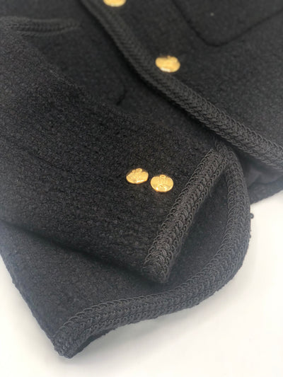 CELINE Chasseur Jacket Boucle Natte Gold Buttons size 34 RRP: £2700