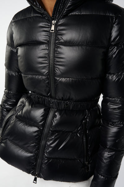 MONCLER black puffer jacket size 0