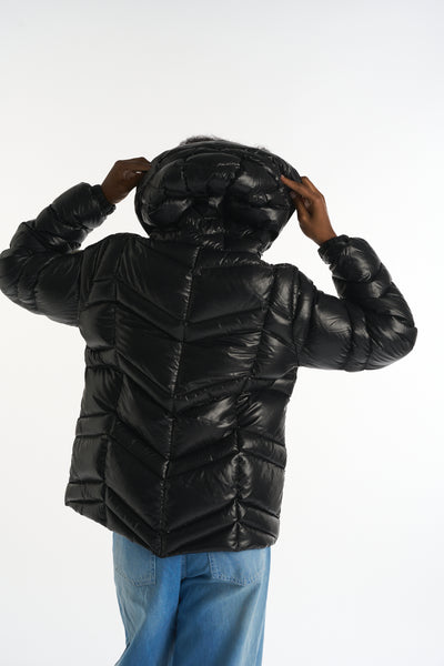 MONCLER black puffer jacket size 5