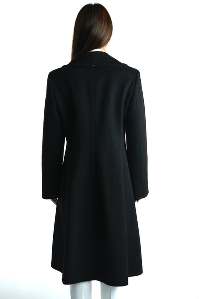 SPORTMAX wool black coat size 12