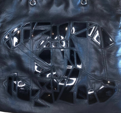 CHANEL bonbon tote bag with silver hardware and XL patent CC