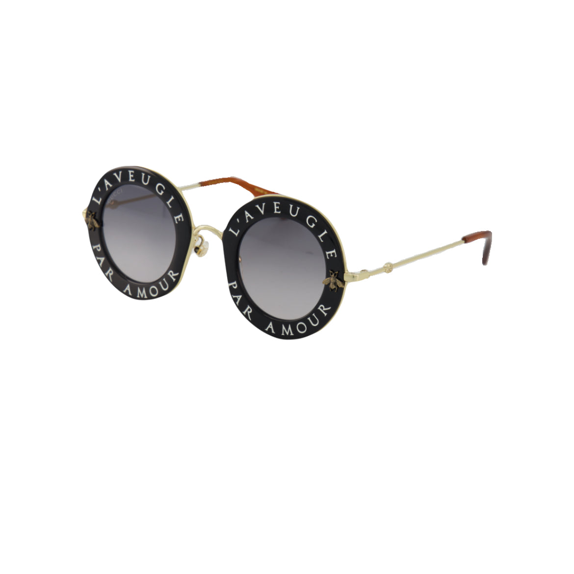 GUCCI “ L'Aveugle par Amour” sunglasses with case