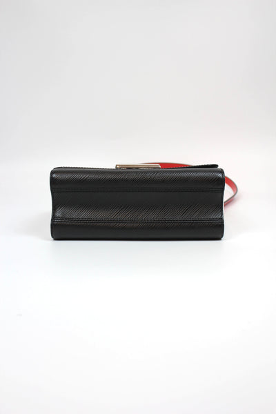 LOUIS VUITTON Twist MM Love Lock Charm Limited Edition Epi leather Black White Red - Full set ( Box, dust bag, receipt)